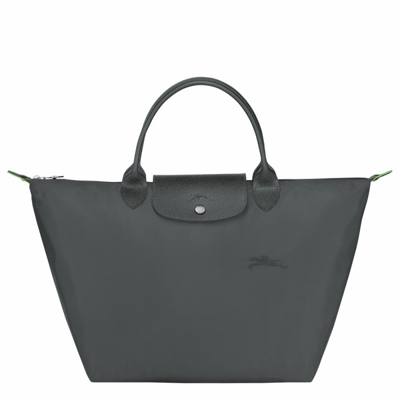 Deep Grey Longchamp Le Pliage M Women's Handbags